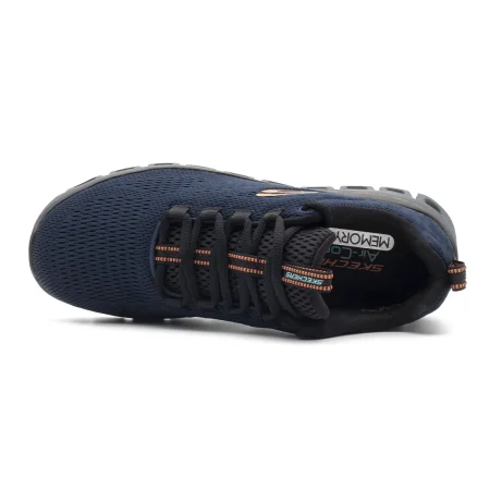 رویه کفش مردانه اسکیچرز مدل Skechers glide-step-fasten up 232136/nvbk